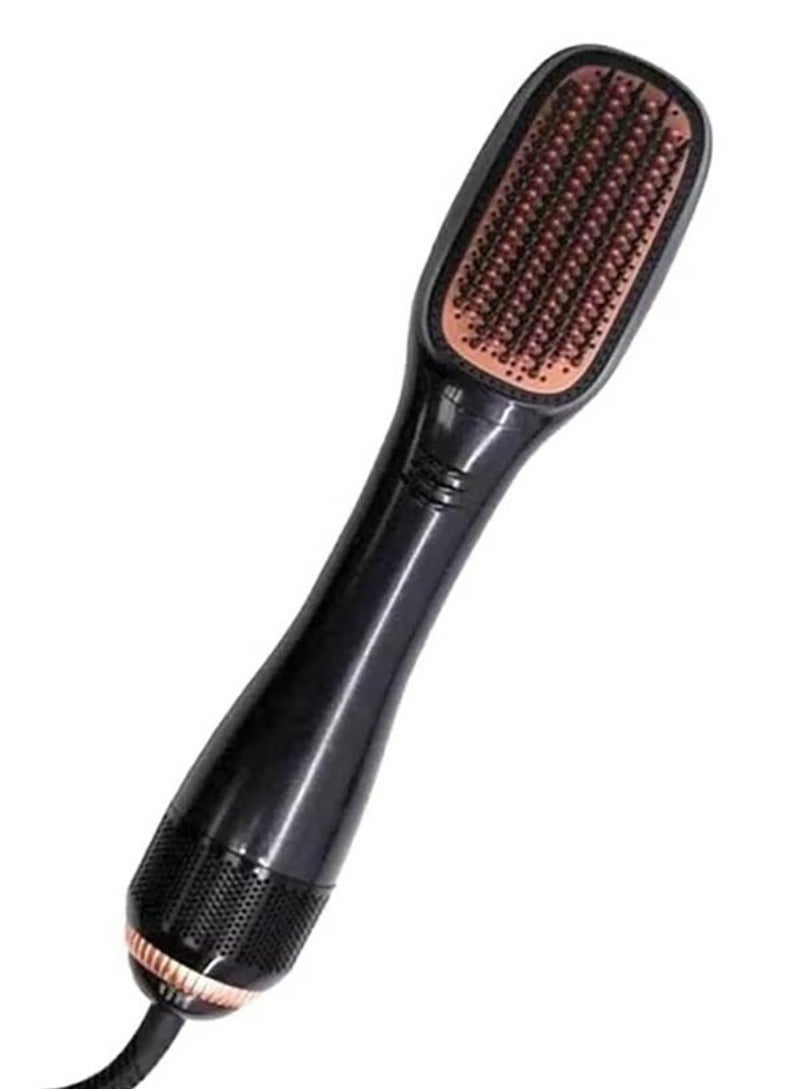 hairstar 1200 Watt Hair Dryer Brush And Styler Professional Hair Tool Black/Beige - Image 1